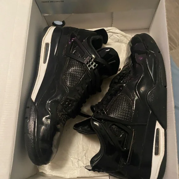 Jordan 4 11Lab4 Black Mens size 9.5 - Picture 2 of 2